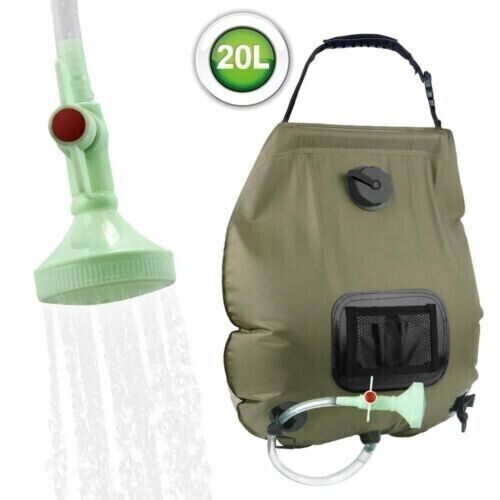 Outdoor 20L Solar Energy Gather Heat Bath Bag Portable Shower Bag Camping Shower