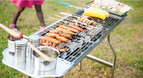Outdoor Home Durable Tools Thick Stainless Steel BBQ Net Camping Cooking Grill