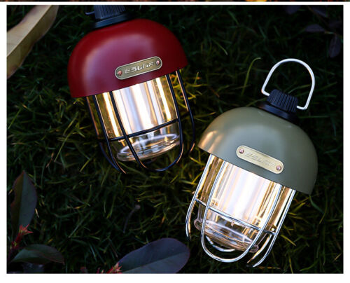 New USB Rechargeable Portable Outdoor Camping Lantern Tent Travel Light