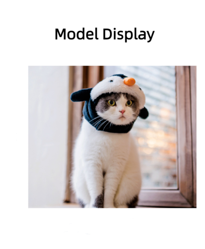 New Penguin Elephant Warmth Hat Cute Drag Cartoon Animal Pet Cat Plush Hat