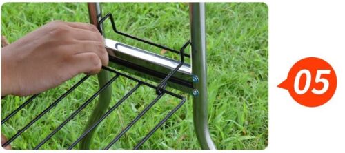 New Large High Charcoal BBQ Grill Portable Outdoor Barbecue Foldable Camping