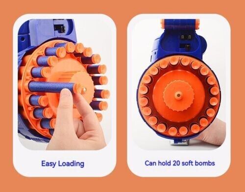 Soft Bullet Simulation Shooting Sound Effects Children's Electric Target Gun