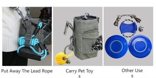 Pet Portable Snack Bag Training Bag Dog Walking Bag With Garbage Pickup Bag