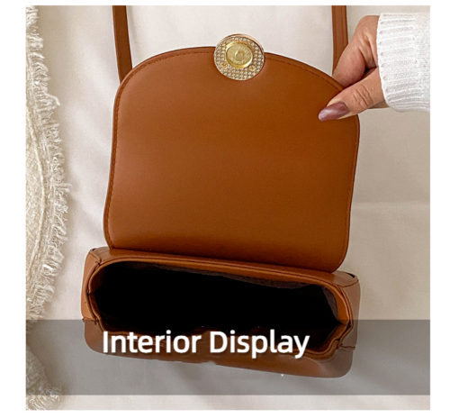 Women's Fashion Personality Handbag Senior Sense Single Shoulder Crossbody Bag
