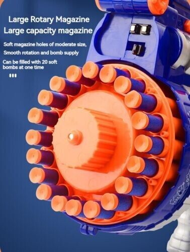Soft Bullet Simulation Shooting Sound Effects Children's Electric Target Gun