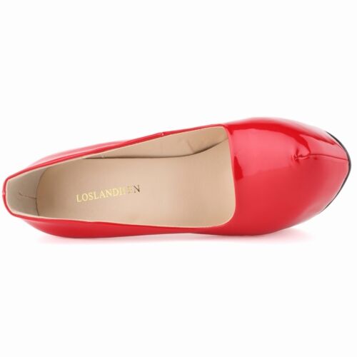 New Fashion QUALITY EVERYDAY SEXY LADY WOMEN PATENT PLATFORM HIGH HEELS SHOES