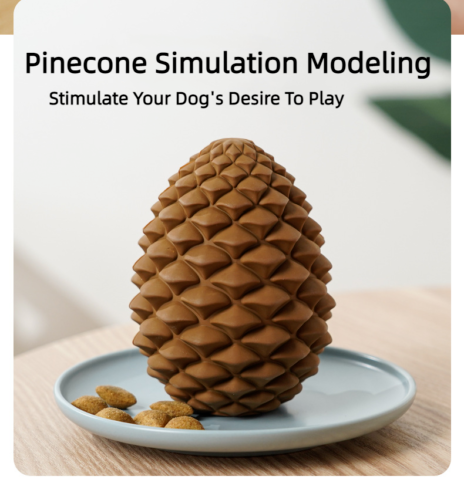 Dog Leaky Food Toy Bionic Pine Cone Interactive Pet Supplies Leaky Food Dog Toy