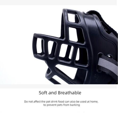New Pet Muzzle Anti-Biting Chewing Licking Adjustable Breathable Dog Muzzle