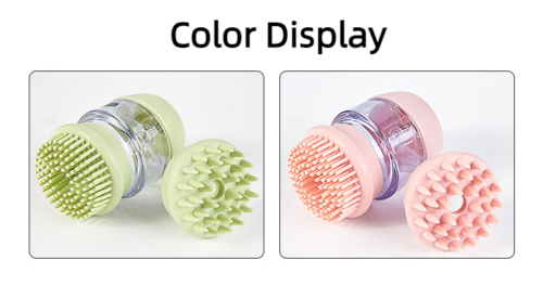 Pet Double Comb Massage Cleaning Comb Bath Brush Cat And Dog Silicone Comb