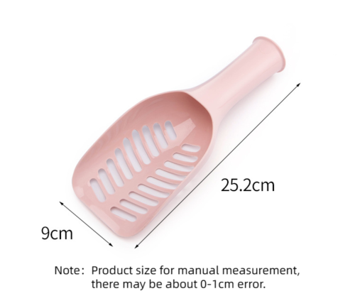 Overstriking Handle Cat Litter Scoop Hollow Pet Litter Scoop Cleaning Supplies