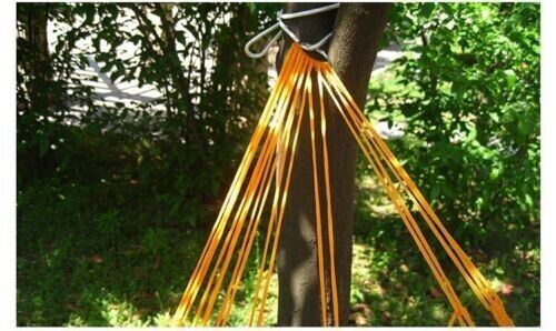 Outdoor Travel Hiking Swing Hammock Portable Aerial Nylon Rope Leisure Mesh
