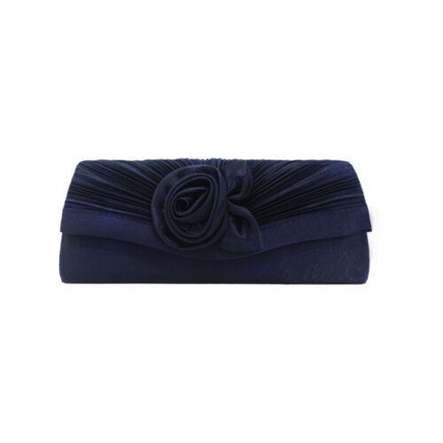 Fashion Evening Clutch Bag Women Pleated Bridal Banquet Wedding Party Handbag