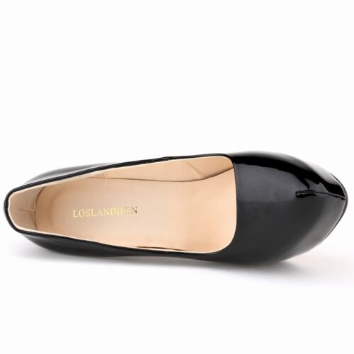 New Fashion QUALITY EVERYDAY SEXY LADY WOMEN PATENT PLATFORM HIGH HEELS SHOES