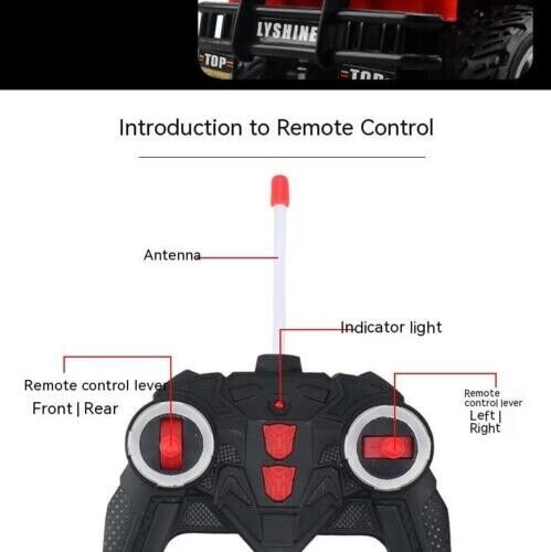 4WD Remote Control Buggy High Speed Racing Electric Light 1:18 Toy Car Alloy
