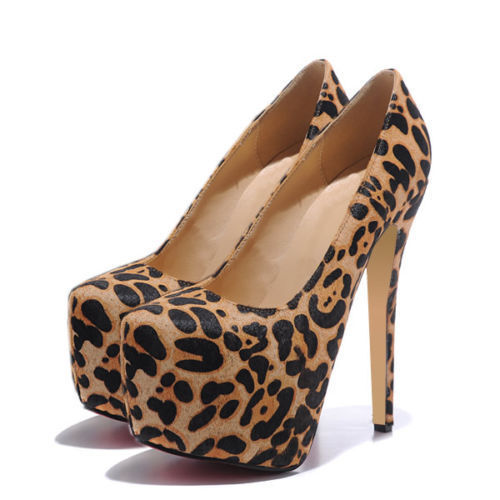 New Fashion QUALITY EVERYDAY SEXY LADY WOMEN PATENT PLATFORM HIGH HEELS SHOES