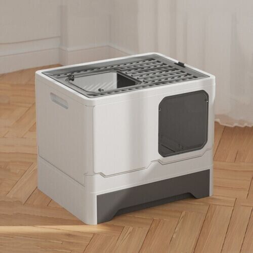 Simple Cleaning Drawer Type Pet Toilet Fully Anti-Splash Enclosed Cat Litter Box