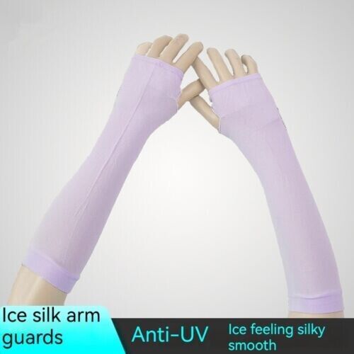 UV Sunburn Protection Ice Sleeve Cooling Arm Summer Cycling Outdoor Running