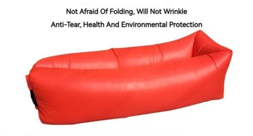 New Outdoor Beach Couch Inflatable Air Bag Sofa Portable Camping Sleeping Bed