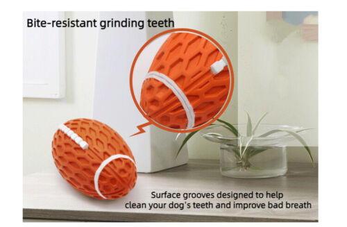 Bite-resistant Vocal Rugby Dog Ball Puzzle Boredom Grinding Interactive Pet Toy