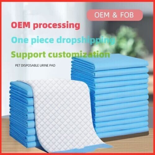 Puppy Pet Dog Toilet Training Pads Indoor Thick Super Absorbent Blue 4 Sizes