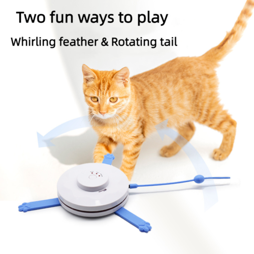 Electric Cat Toy Timing Automatic Teasing Cat Relieve Boredom Teasing Cat Stick