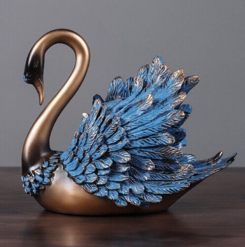 European Swan Resin Arts and Crafts Decoration Living Room Porch Table Gift Idea
