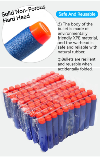 Durable Universal Foam Sponge EVA Bullets For Softball Repeating Toy Guns