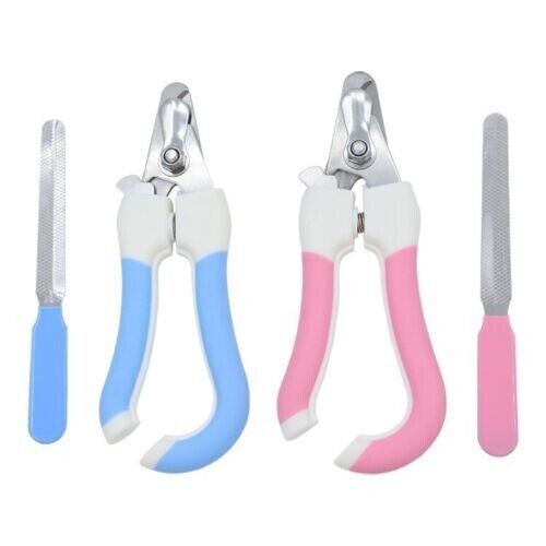 Pet Nail Clippers Dog Cat Nail Toe Claw CutterTrimmer Scissors Tool 2 Size