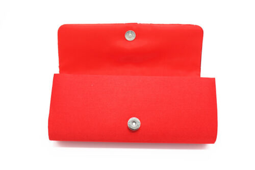 NEW Shining Satin Chain Handbag Ladies Evening Clutch Bag Wedding Bridal