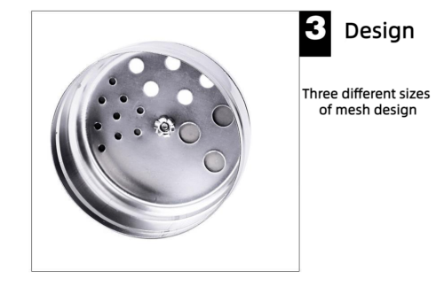 Outdoor Barbecue Portable Stainless Steel Kitchen Seasoning Jar 6 In 1 Set