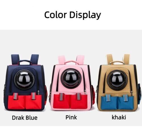 Pet Outdoor Portable Breathable Backpack Cat Dog Space Capsule Shoulder Bag