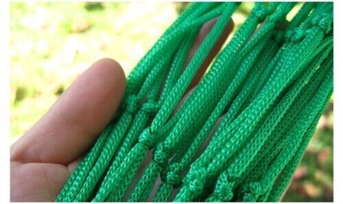 Outdoor Travel Hiking Swing Hammock Portable Aerial Nylon Rope Leisure Mesh