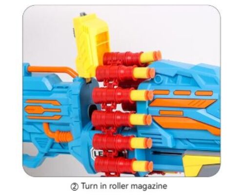 Manual dual mode Soft EVA Bomb bullet gun Continuous Single Shooting Fire Toy