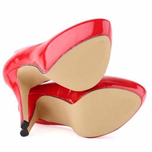 New Fashion QUALITY EVERYDAY SEXY LADY WOMEN PATENT PLATFORM HIGH HEELS SHOES