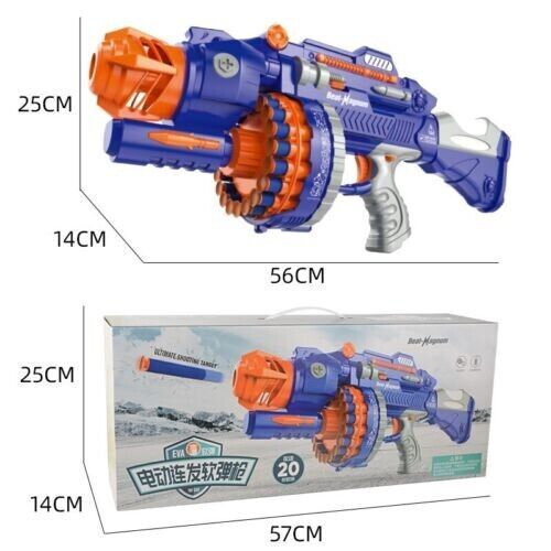 Soft Bullet Simulation Shooting Sound Effects Children's Electric Target Gun