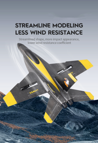 New F18 Remote Control Fixed Wing Fighter Aircraft EPP Foam Glider Kid's Toy