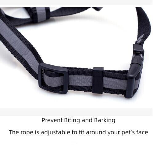 New Pet Muzzle Anti-Biting Chewing Licking Adjustable Breathable Dog Muzzle