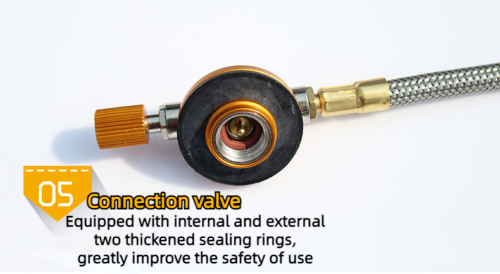 Outdoor Split Type Stove Head Portable Gas Range Camping Stainless Steel Stove