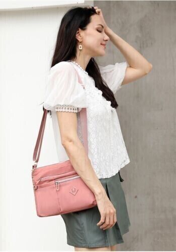 Women's Waterproof Single Shoulder Commute Crossbody Bag Large Capacity Bag