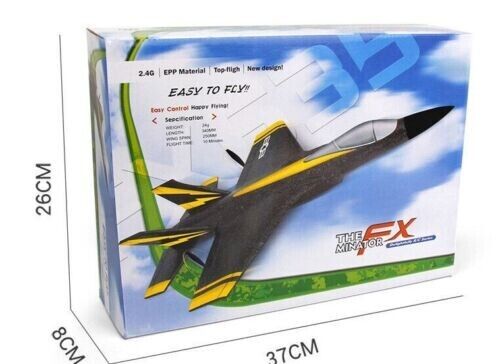 FX635 Anti-collision RC Glider Fixed Wing F35 Fighter Jet Plane Model With Light