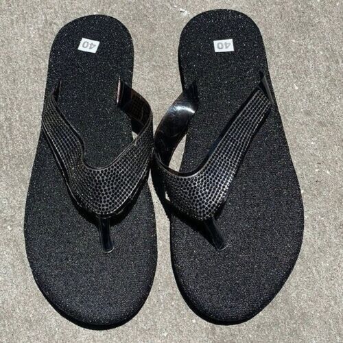 New Fashion Slippers Sandals Rhinestone Summer Casual Outing Beach Flip-Flops