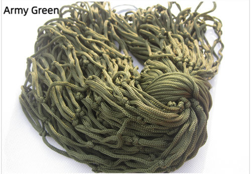 Outdoor Travel Hiking Swing Hammock Portable Aerial Nylon Rope Leisure Mesh