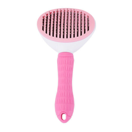 Pet Stainless Steel Manual One-click Hair Removal Brush Pet Hair Removal Comb
