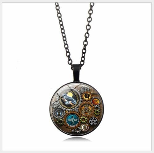 NEW FASHION charm chain Round Pendant Necklace Unisex Fashion Jewelry