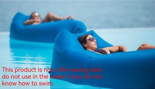 New Outdoor Beach Couch Inflatable Air Bag Sofa Portable Camping Sleeping Bed