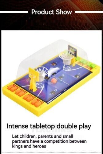 2 People Versus Button Ejection Basketball Game Parent Child Interactive Toys
