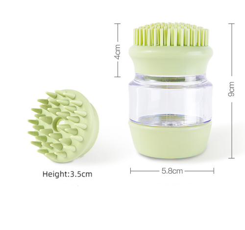Pet Double Comb Massage Cleaning Comb Bath Brush Cat And Dog Silicone Comb