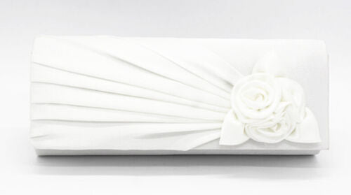 NEW Evening Clutch Bag Shining Satin Lady Wedding Bridal Chain MULTI COLOR gift