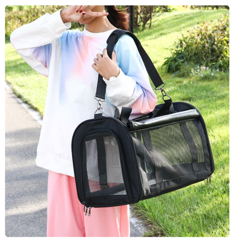 New Breathable Foldable Backpack Portable Pet Bag Portable Pet Going Out Bag
