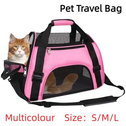 Pet Cat Dog Outing Travel Breathable Outing Crossbody Large Capacity Portable Bag